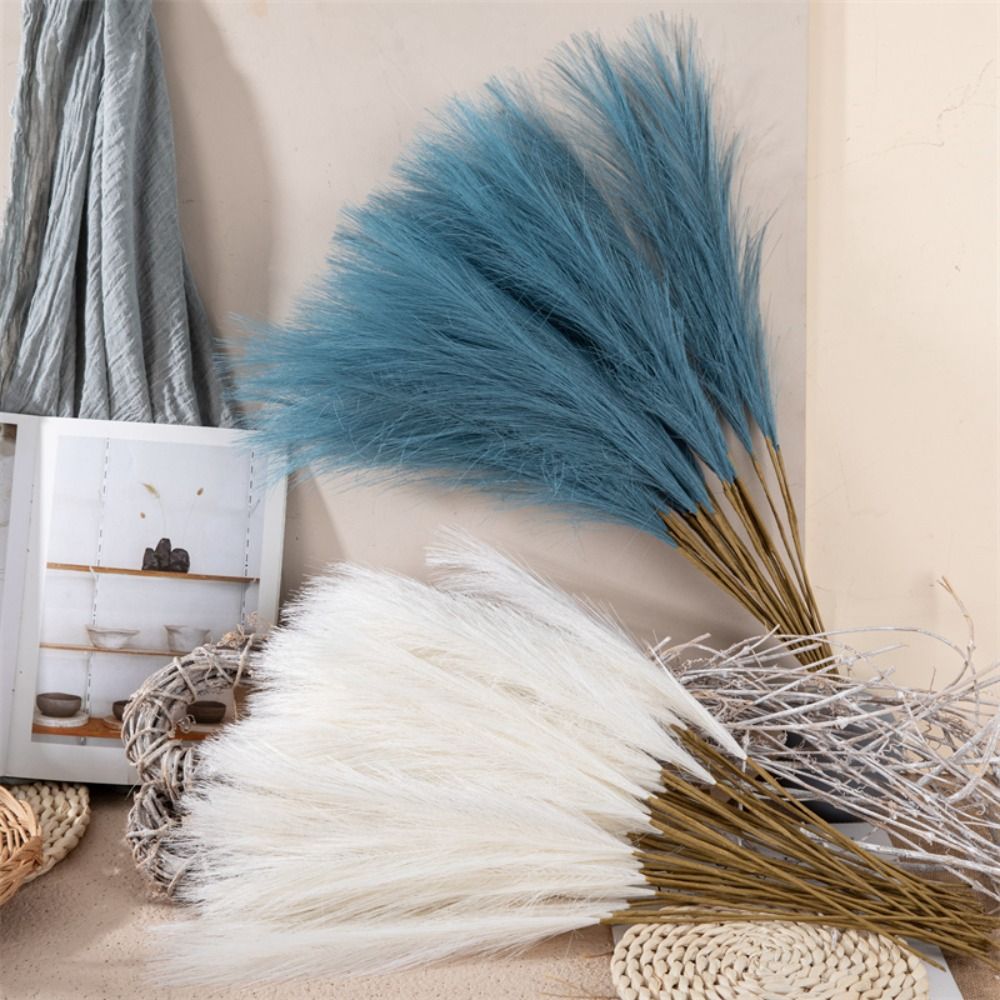 10本セット、お部屋の装飾に最適な、ふわふわのパンパスグラス - Pampas Grass Decor のレビューと価格