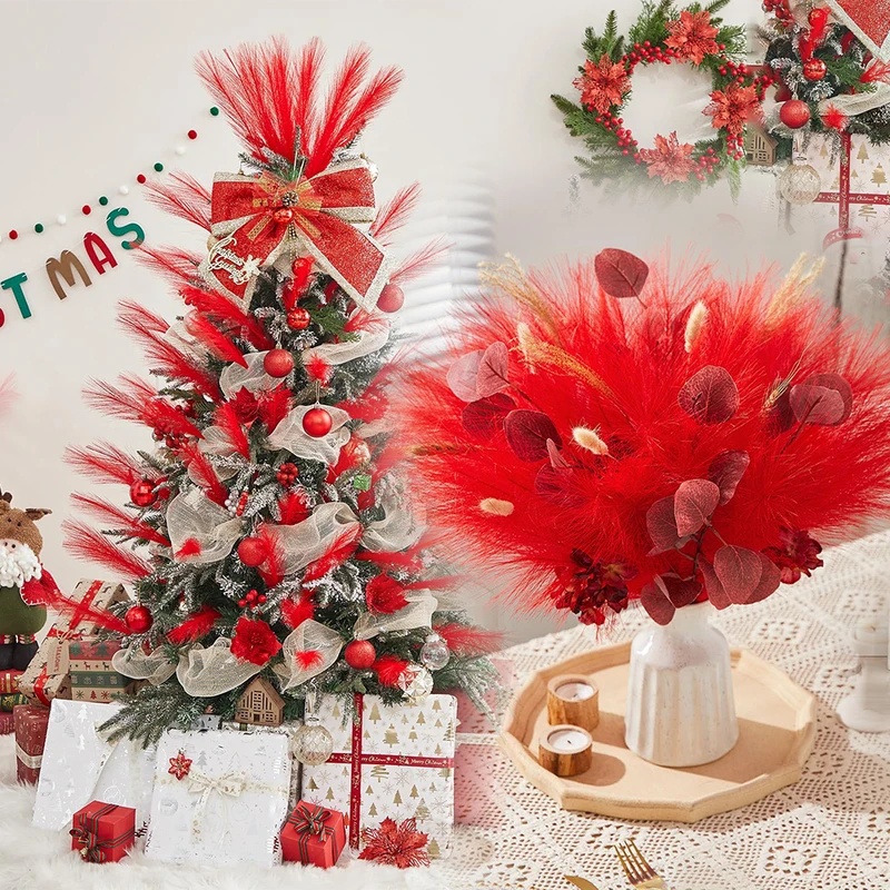 人工観葉植物、パムパスグラス（55cm）、ボヘミアン風の装飾 - Pampas Grass Decor のレビューと価格