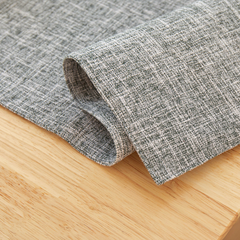 新しい厚いリネン無地ライト高級ボクサーテーブルランナー家の装 - Linen Table Runner のレビューと価格
