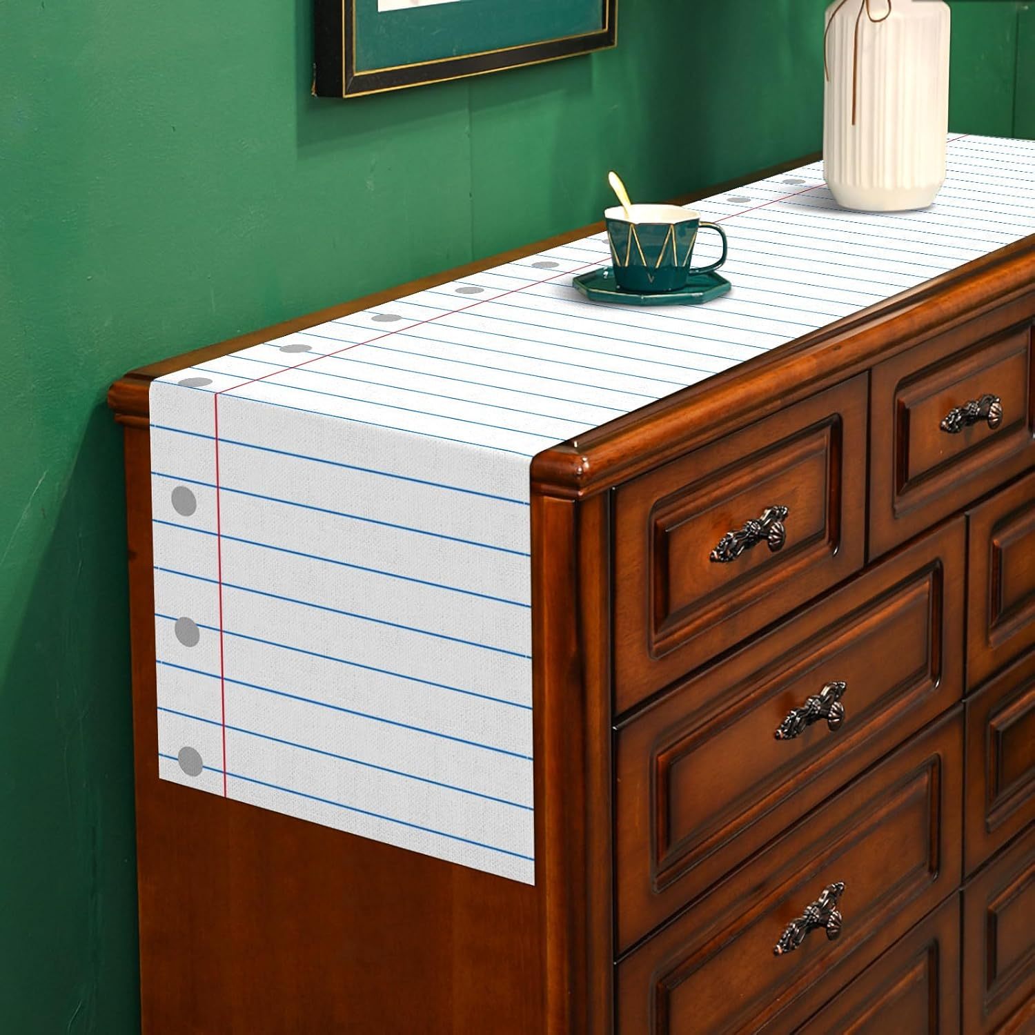 リネン素材のノート型テーブルランナー - 新学期の教室、自宅 - Linen Table Runner のレビューと価格