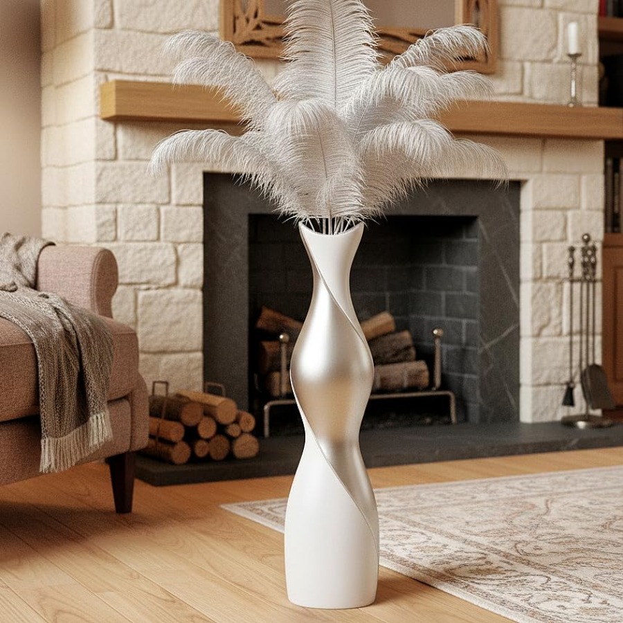 モダンなフロアベース、リビングルーム、寝室、玄関用、マットホ - Pampas Grass Decor のレビューと価格