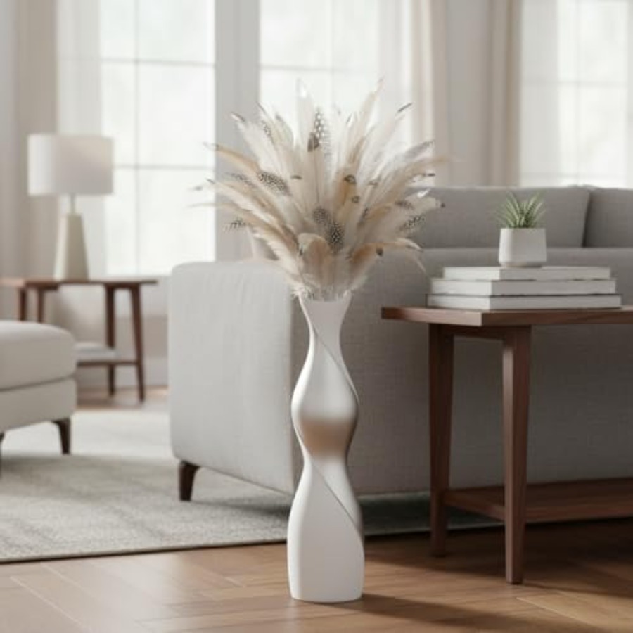 モダンなフロアベース、リビングルーム、寝室、玄関用、マットホ - Pampas Grass Decor のレビューと価格