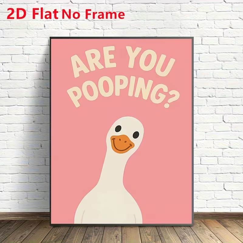 モダンなピンクカラーの「Are You Pooping」の言 - Home Decor Theme のレビューと価格